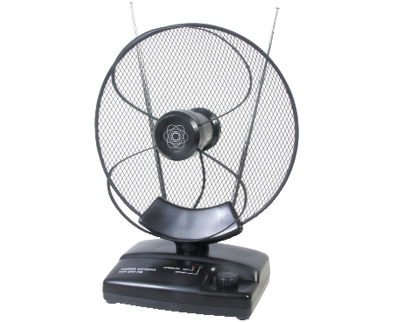 Indoor antenna dvb-t / t2 and fm radio with lte filter and adjustable gain, , medium-null