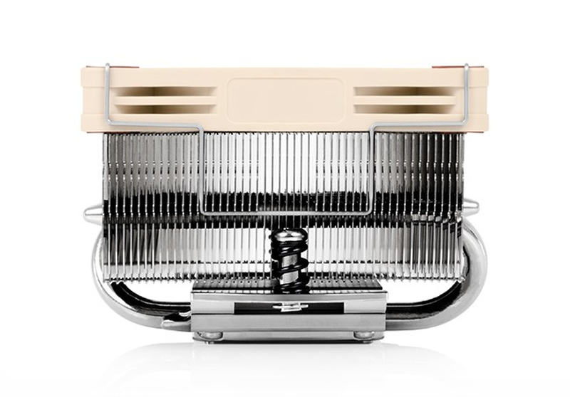 Noctua nh-l9x65 low-profile CPU cooler, 65mm, nf-a9x14 pwm fan, 4 heatpipes, intel lga1851 am5, beige/brown-null