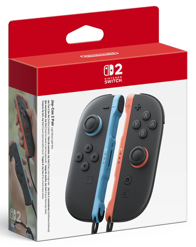 Nintendo switch 2 joy con pair l.blue/l.red, , medium-null