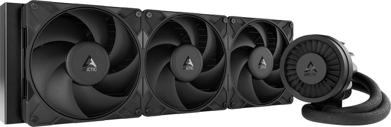 Arctic liquid freezer III pro 420 black 420mm aio CPU cooler triple 140mm p14 pro fans vrm fan copper base-null