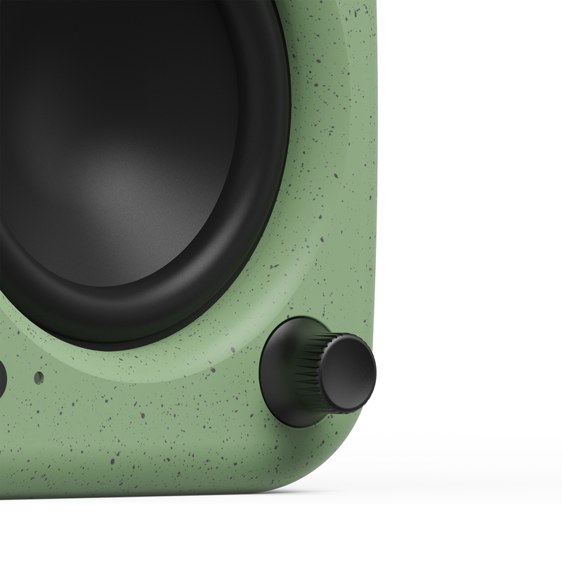 Kanto uki 100 w desktop speakers with bluetooth, USB-c, headphone out &ndash; matte green, pair-null