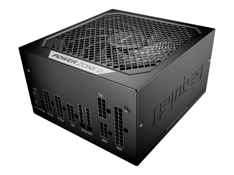 Be quiet! Power zone 2 z2-1000w bp008eu 1000w atx 3.1 psu 80 plus platinum fully modular 12v-2x6 140mm zero-rpm black-null