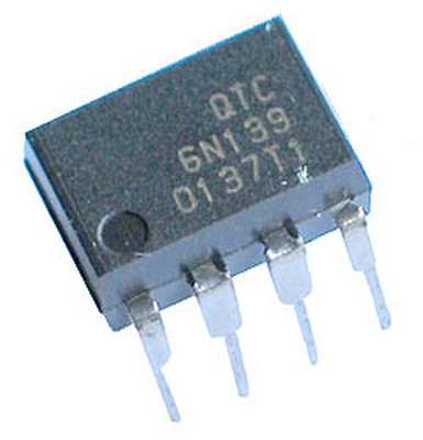6n139 optoiso. 2.5kv 18v transistor, , medium