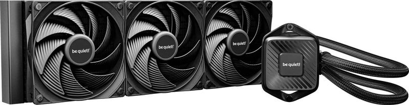 Be quiet! Pure loop 3 360mm black liquid CPU cooler aio triple pure wings 3 120mm fans copper base refillable-null