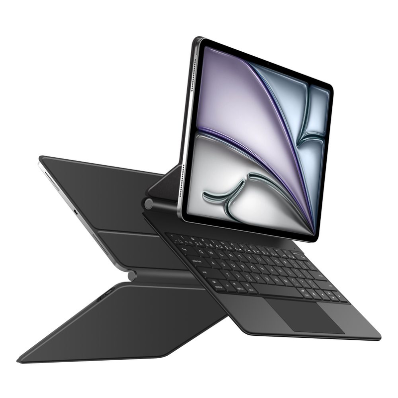 Tech-protect smartcase magnetic with keyboard for ipad pro 12.9&rdquo; ipad Air 13&rdquo;-null