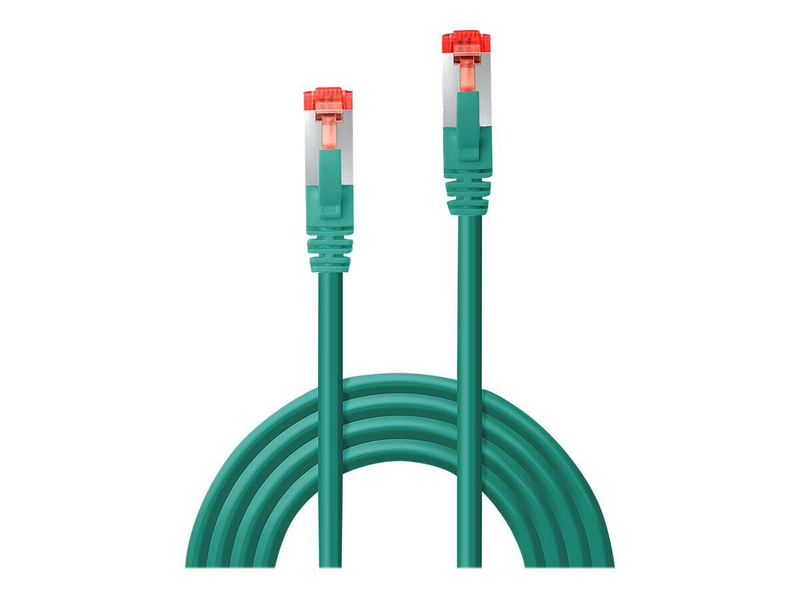 Lindy / patch cable / rj-45 (m) to rj-45 (m) / 2 m / sftp, pimf / cat 6 / snagless / green-null