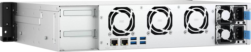 Qnap ts-855eu-rp-8g 8-bay 2u short-depth rackmount nas intel atom c5125 8-core 8GB ddr4 redundant psu diskless-null