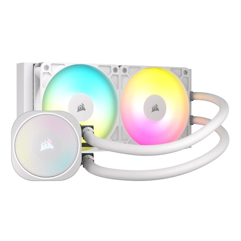 Corsair nautilus 240 rs argb liquid CPU water cooler white (cw-9060094-ww)-null