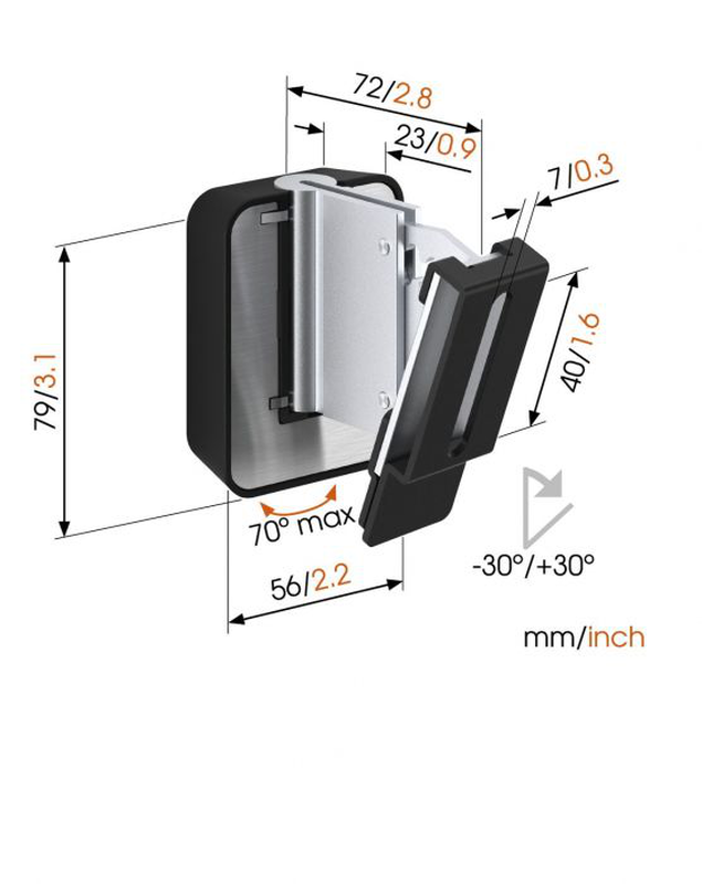 Vogels sound 3200 speaker wall mount 5kg black, , medium-null