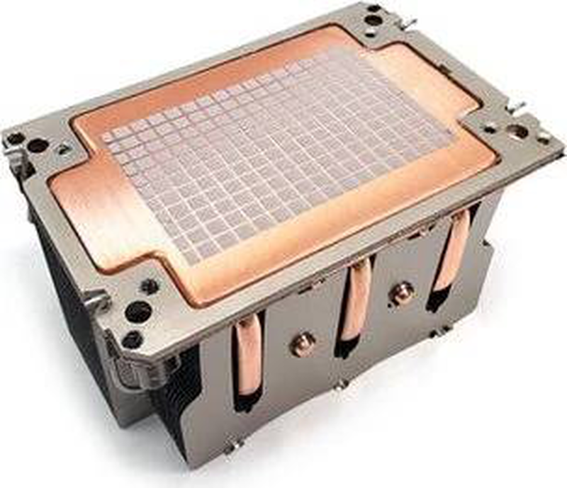 Dynatron s2 passive 2u server heatsink, intel socket lga4677, copper vapor chamber, sapphire rapids xeon, silver-null