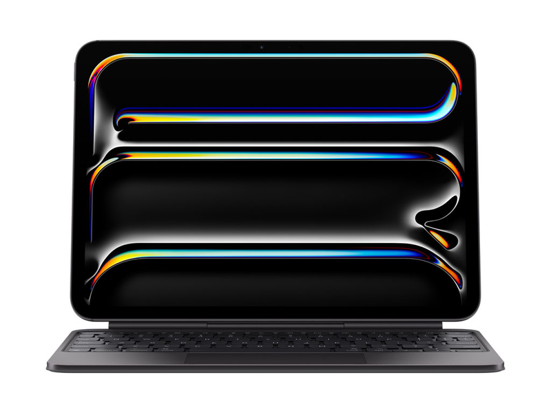 Apple magic keyboard - keyboard and folio case - with trackpad - backlit - apple smart connector - qwertz - german - black - for apple 11-inch ipad pro (m4), , medium-null
