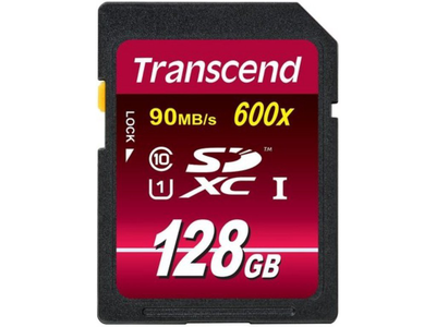 Κάρτα μνήμης 128GB sdxc uhs-i u1class 10 - transcend, , medium