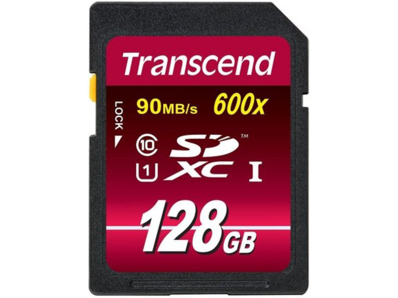 Κάρτα μνήμης 128GB sdxc uhs-i u1class 10 - transcend, , medium-null
