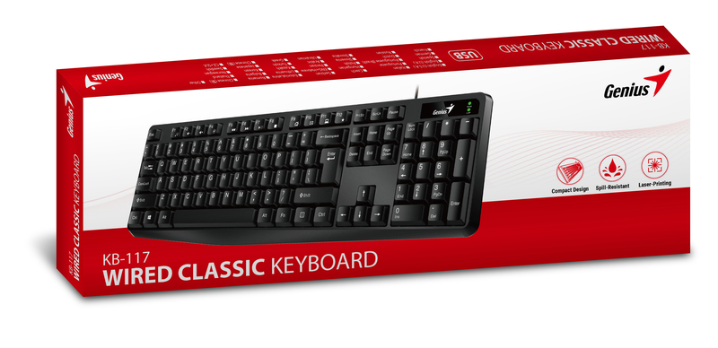 Genius kb-117 wired keyboard (english), , medium-null
