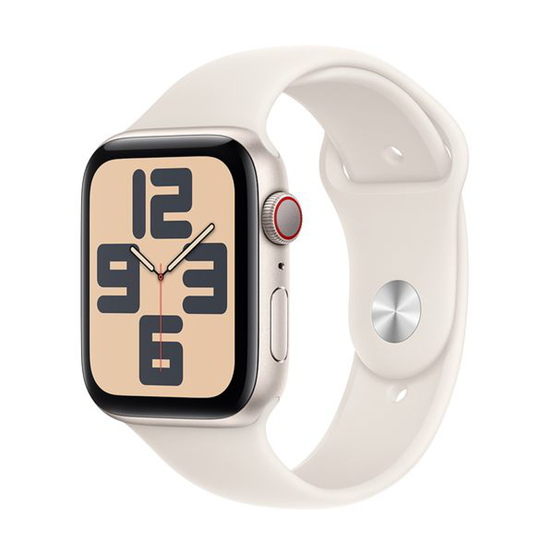 Product image: Watch se GPS + cellular 40mm starlight aluminium case with starlight sport band - s/m-null