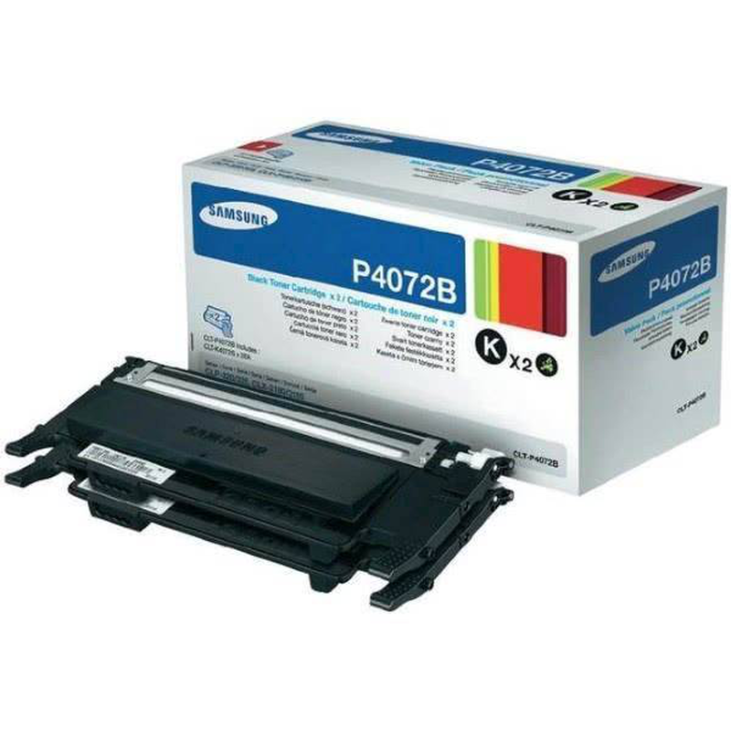 Samsung clt-p4092b black original toner cartridge 2-pack su391a clx-3170-null