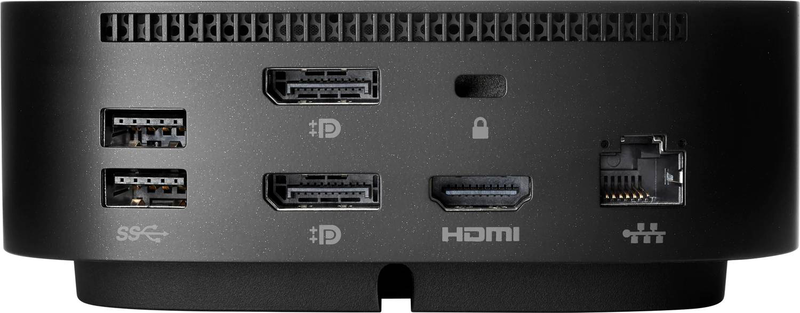 Hp USB-c dock g5 5tw10aa docking station 2x displayport HDMI triple display 4k USB 3.0GBe 100w pd black-null