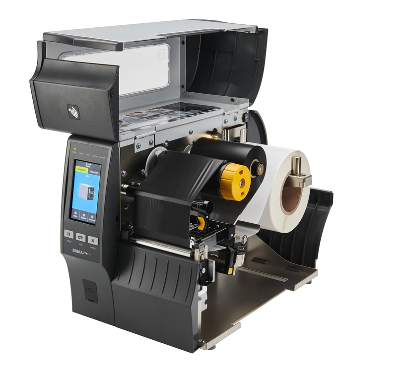 Zebra zt411 zt41142-t4e0000z 4-inch industrial label printer 203 dpi thermal transfer rewind peeler USB ethernet bluetooth-null