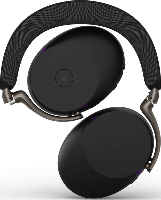Jabra evolve3 85 ms wireless over-ear anc headset 38599-999-999 bluetooth link 390a 25h battery black-null