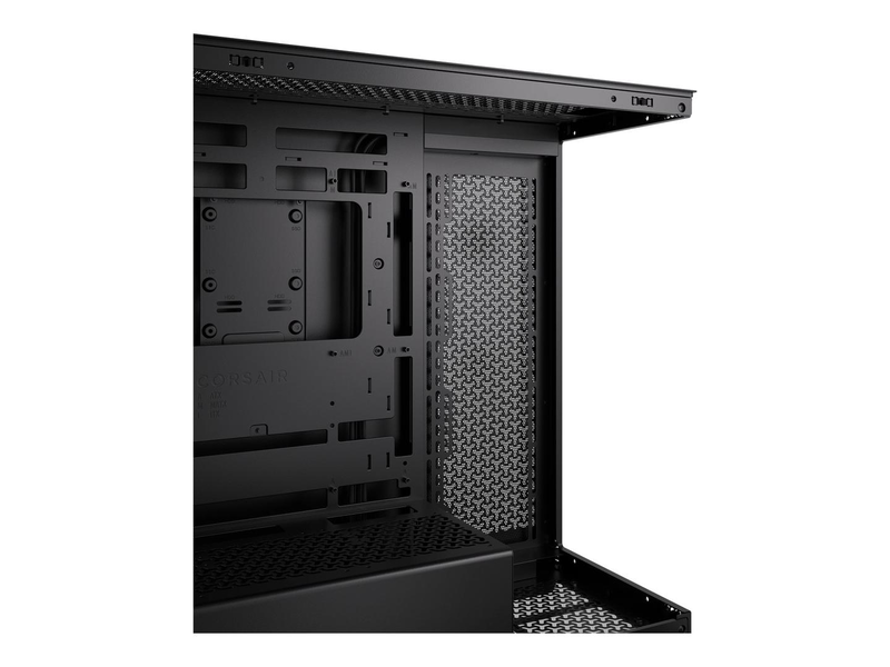 Corsair 3500x windowed mid-tower tempered glass - black (cc-9011276-ww)-null
