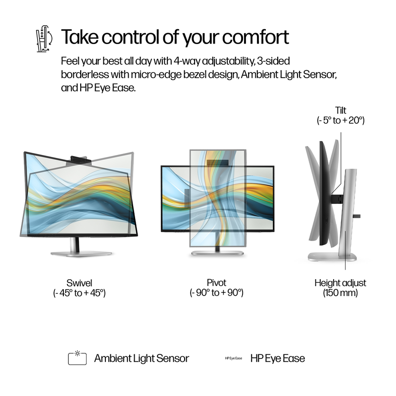Hewlett packard series 5 pro 527pm 27" &omicron;&theta;ό&nu;&eta; ips 100hz qhd 2560x1440-null