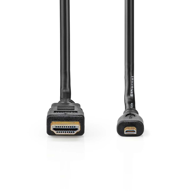High speed HDMI cable with ethernet HDMI  - HDMI micro 2m, , medium-null