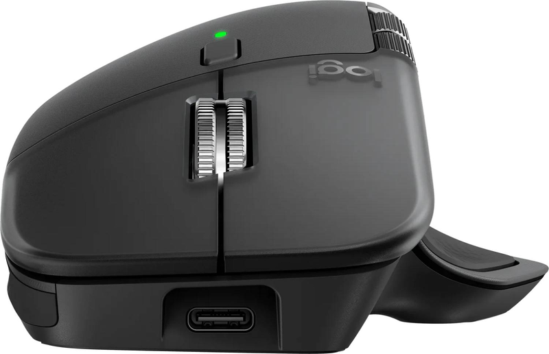 Logitech mx master 4 for business mouse  8 buttons / wireless / bluetooth, 2.4 GHz / logitech logi bolt USB receiver-null