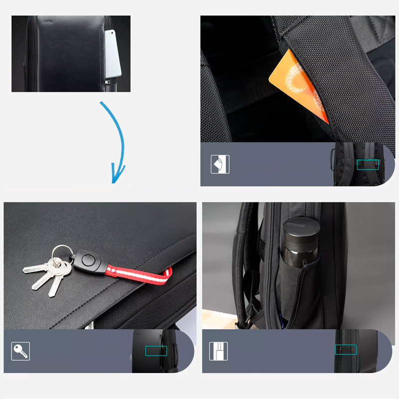 Bopai regent leather expandable laptop bag 15.6&Prime;, , medium-null