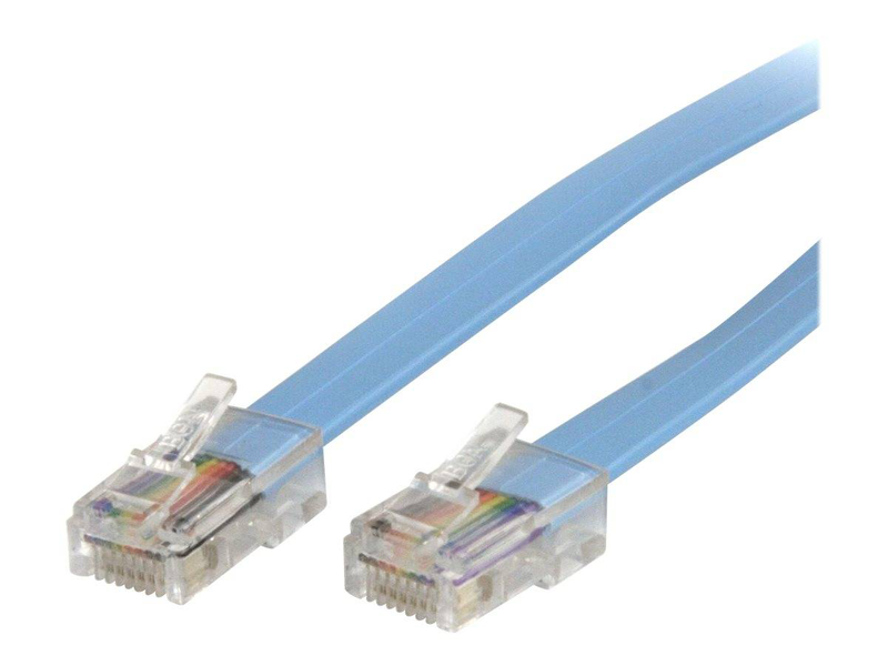Startech.com cisco console rollover cable 1.8 m | rj-45 male to male | blue-null