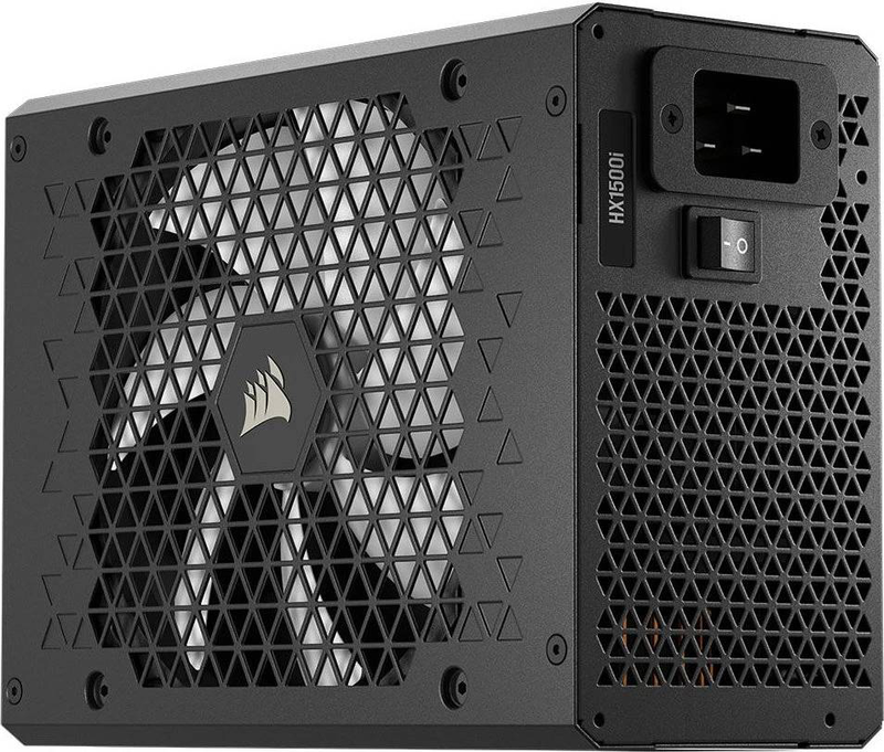 Corsair hxi hx1500i 1500w atx 3.1 digital psu 80 plus platinum fully modular dual 12v-2x6 icue 140mm black-null