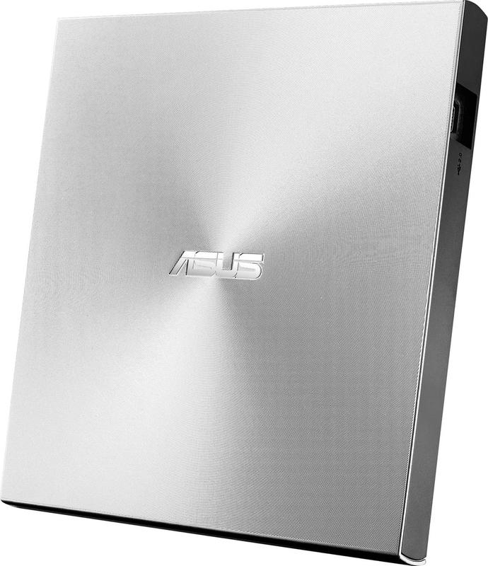 Asus zendrive u8m sdrw-08u8m-u external ultra-slim dvd writer USB-c 8x dvd&plusmn;rw m-disc windows mac silver-null
