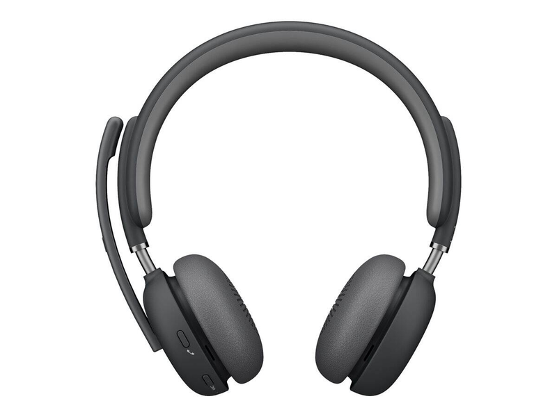 Logitech zone wireless 2 uc bluetooth anc business headset 40mm drivers 4 mics USB-c receiver multipoint graphite-null