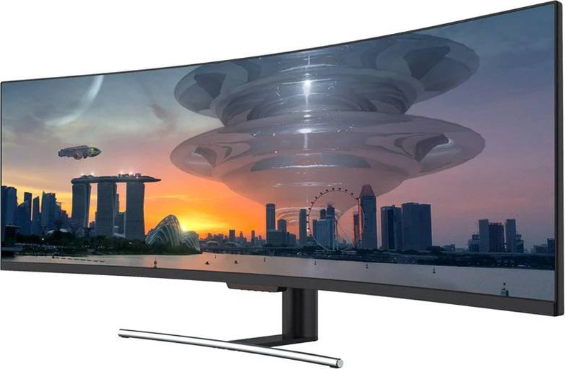 Lc-power lc-m49-dfhd-144-c-q 49 inch curved QLED va gaming monitor dfhd 3840x1080 32:9 144hz hdr400 black-null
