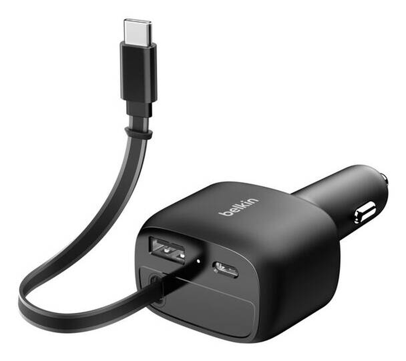 Belkin boostcharge / indoor / cigar lighter / universal / 1 / overheating / 0.75 m / black-null