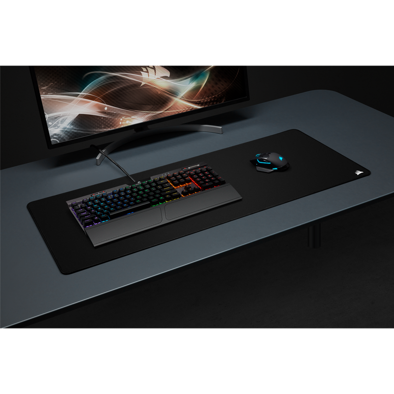 Corsair mm350 pro premium spill-proof cloth mouse pad xl black (ch-9413770-ww)-null