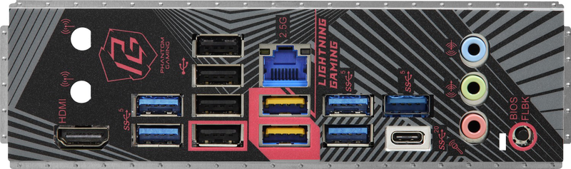 Asrock b650 pg lightning am5 atx motherboard pcie 5.0 m.2 2.5G lan, , medium-null