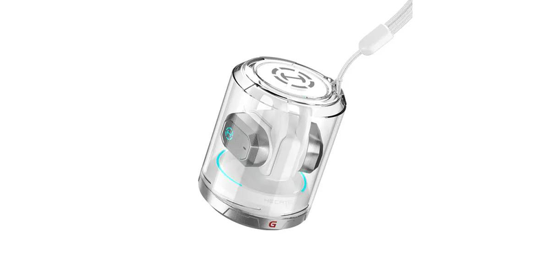 Edifier hecate Air 2 open-ear true wireless earbuds Air2-wt 14.2mm drivers bluetooth 5.3 enc rgb case white-null
