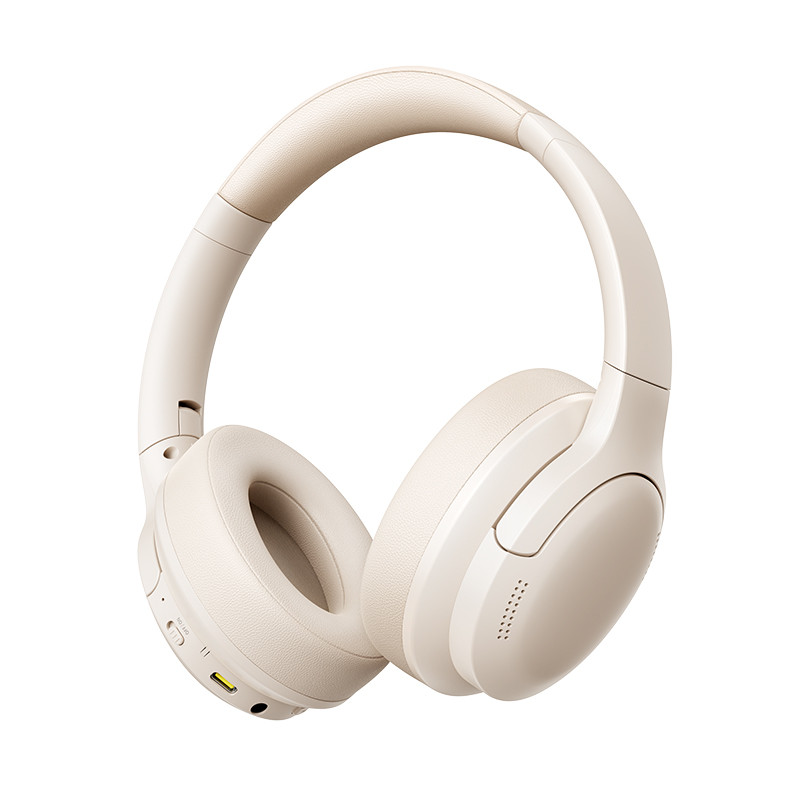 Baseus headphones over ear bass bh1 lite white, , medium-null
