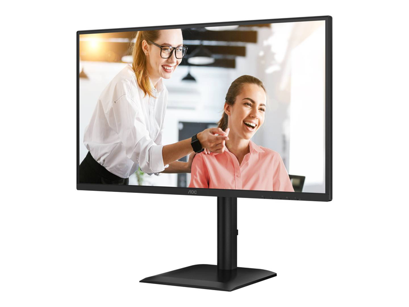 Aoc q27e4cv e4 27" ips qhd 2560x1440 120hz monitor USB-c 90w pd HDMI displayport pivot speakers eye care black-null