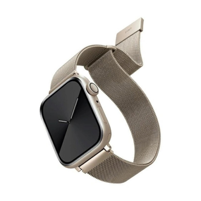 Uniq dante strap apple watch 44/45/49mm stainless steel starlight