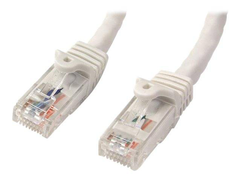 Startech.com 1.5 m cat6 cable / white patch cord / snagless / etl verified / patch cable / rj-45 (m) to rj-45 (m) / 1.5 m / utp / cat 6 / snagless / white-null