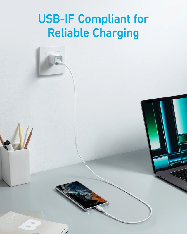 Anker mobile cable USB-c to USB-c 1.8m 322 white, , medium-null