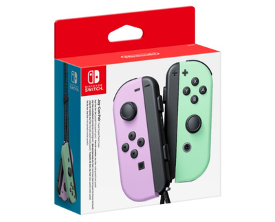 Nintendo switch joy con pair purple / green, , medium