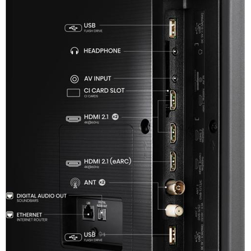 Hisense 50u6nq mini led smart TV 50", , medium image number null