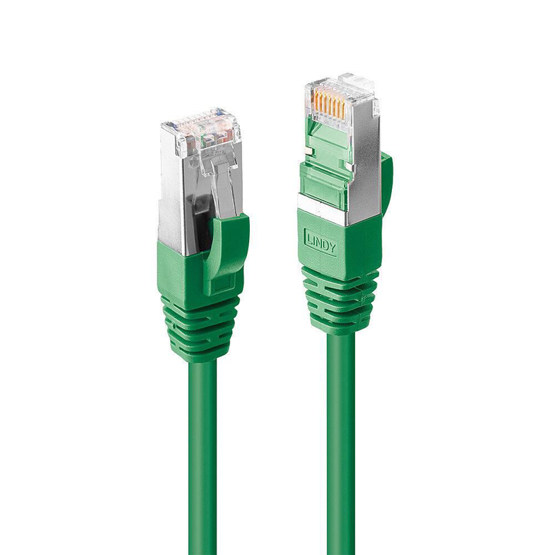 Lindy - patch cable - rj-45 (m) to rj-45 (m) - 10 m - 6 mm - sftp, pimf - cat 6a - halogen-free, snagless - green-null