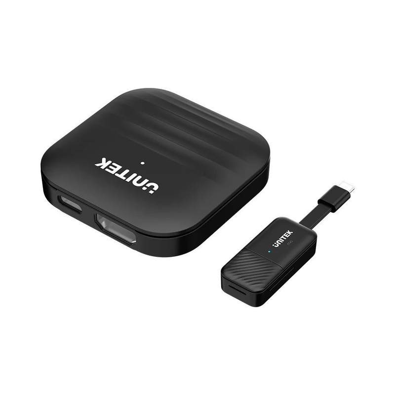 Unitek vc wireless USB-c to HDMI extender kit up to 50m v1184a, , medium-null