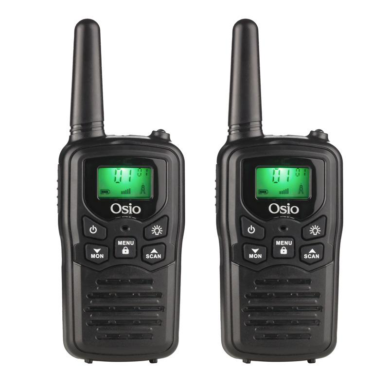 Product image: Osio opm-1010 pmr walkie talkie up to 8km - black, , medium-null