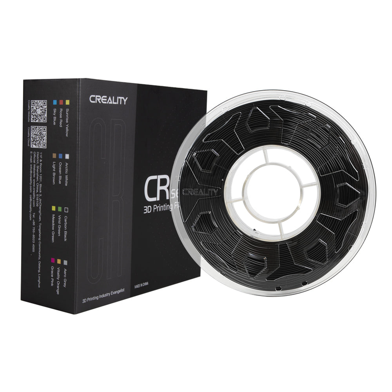 Creality cr-pla black 3d printer filament 1kg spool 1.75 mm-null
