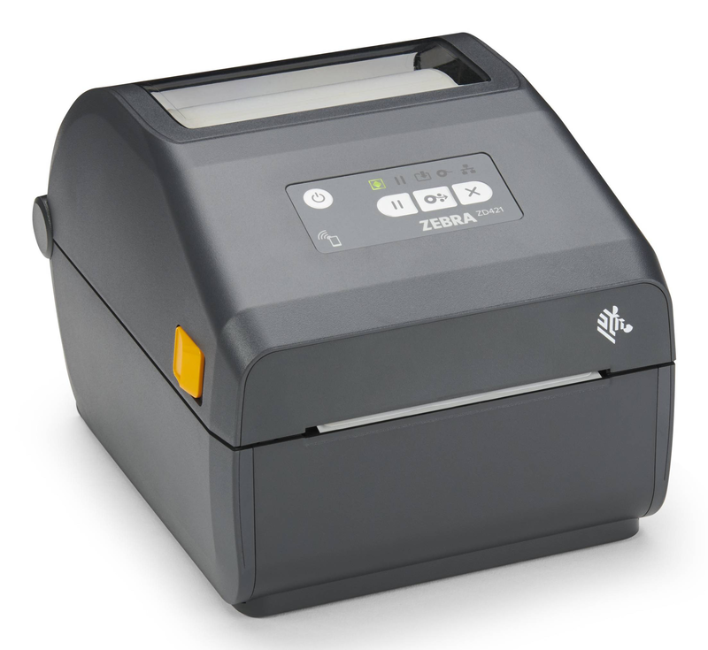 Zebra zd421c 4-inch cartridge label printer | 203 dpi | USB | lan | USB host | bluetooth le, , medium-null