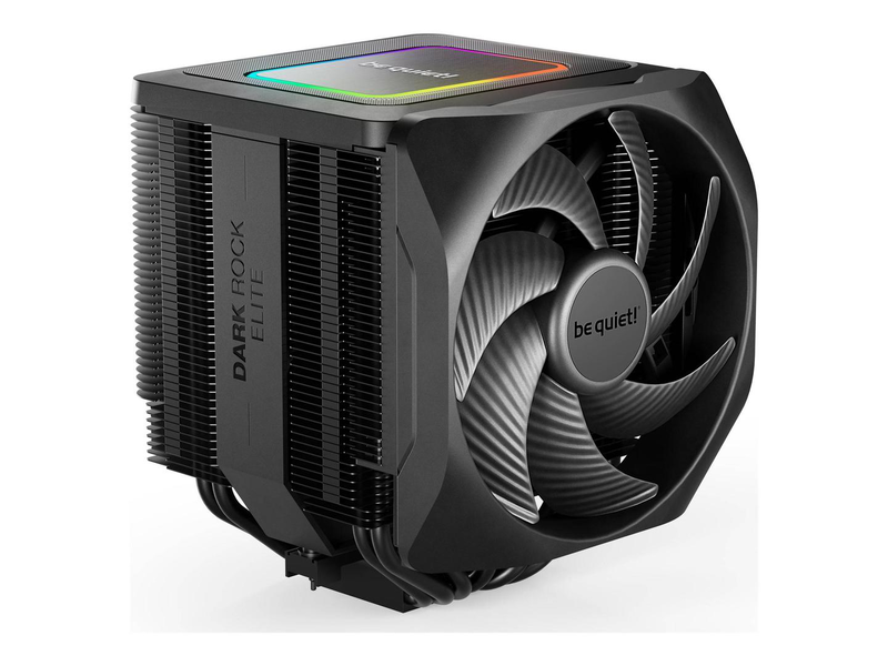 Be quiet! Dark rock elite dual-tower Air CPU cooler 2x silent wings 135mm fans 7 heatpipes 280w argb intel AMD black-null